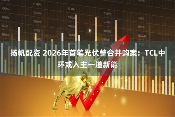 扬帆配资 2026年首笔光伏整合并购案：TCL中环或入主一道新能